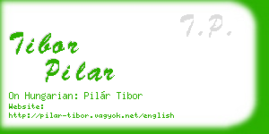 tibor pilar business card